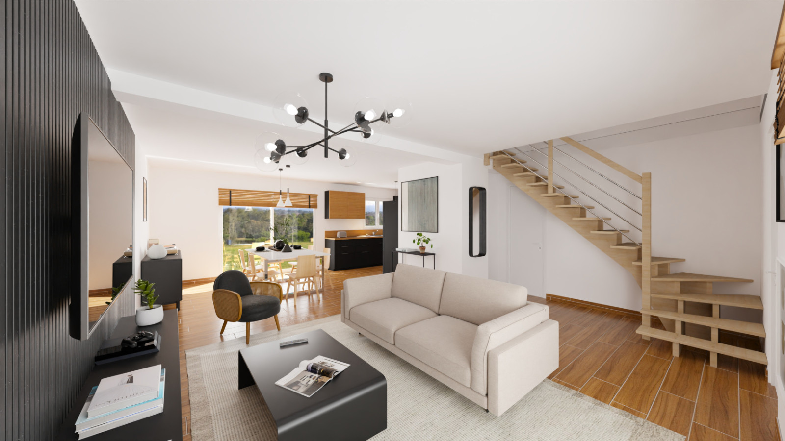 Maison neuve à Joué-sur-Erdre avec 4 chambres sur terrain de 430m2 / image 4