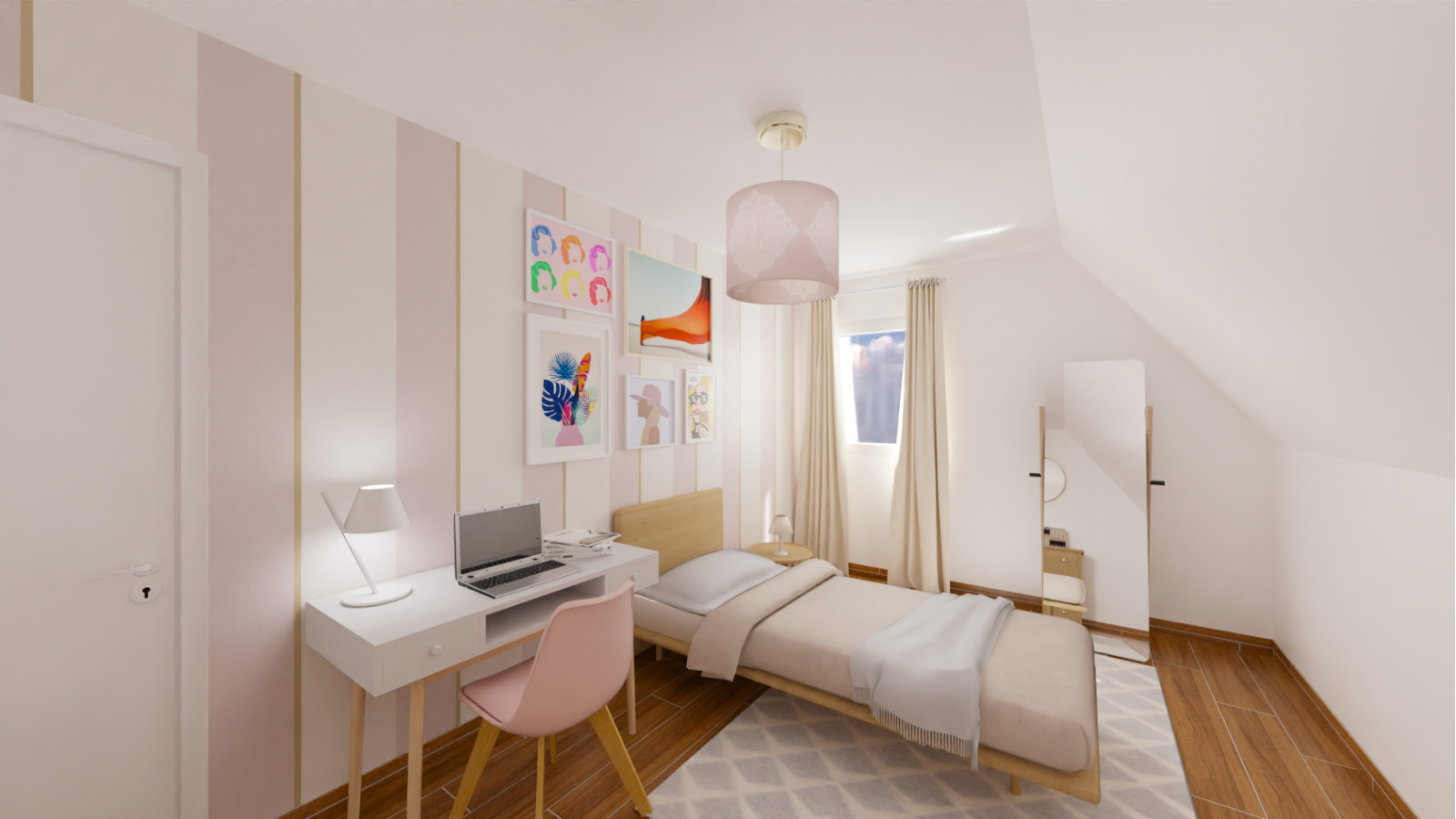 Maison neuve à Balazé avec 4 chambres sur terrain de 394m2 / image 7