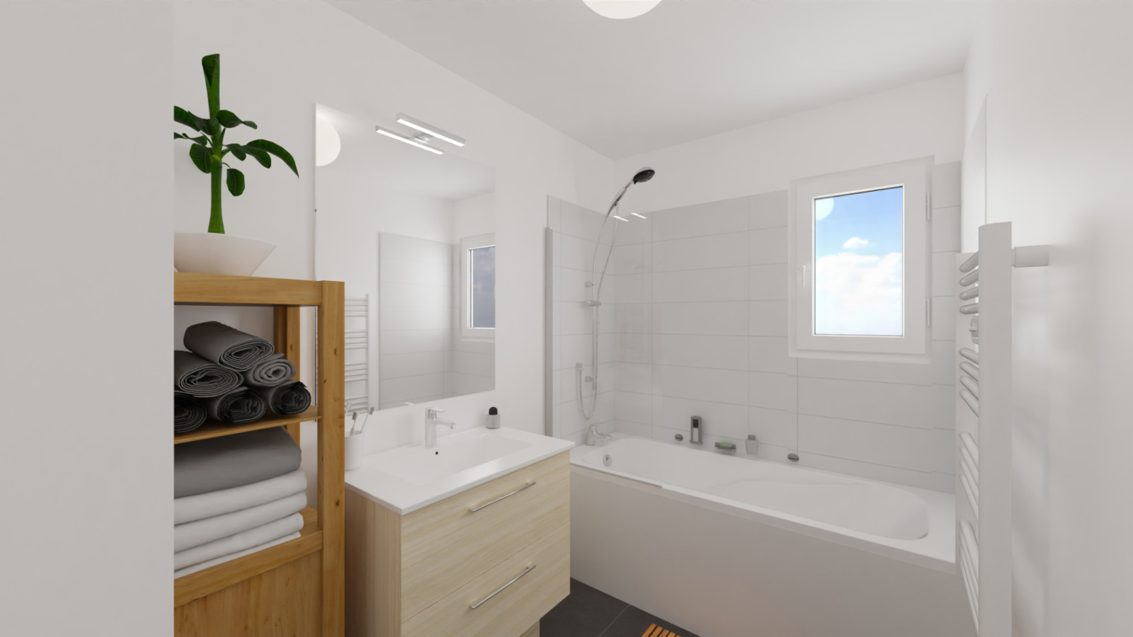 Maison neuve à Pressigny-les-Pins avec 3 chambres sur terrain de 1000m2 / image 9