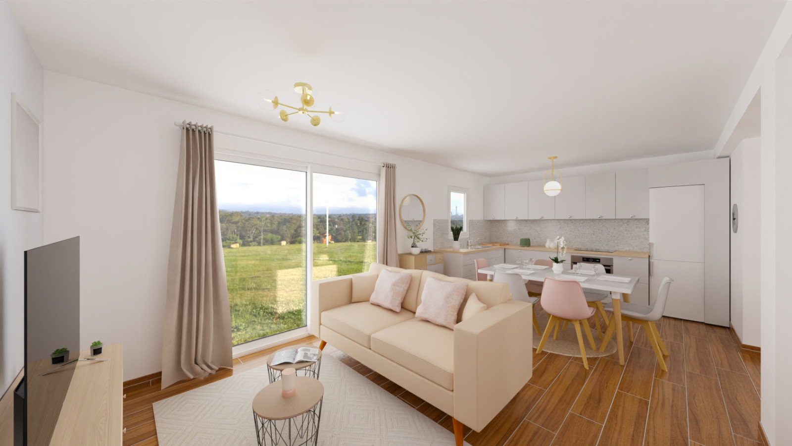 Maison neuve à Mignaloux-Beauvoir avec 3 chambres sur terrain de 516m2 / image 4