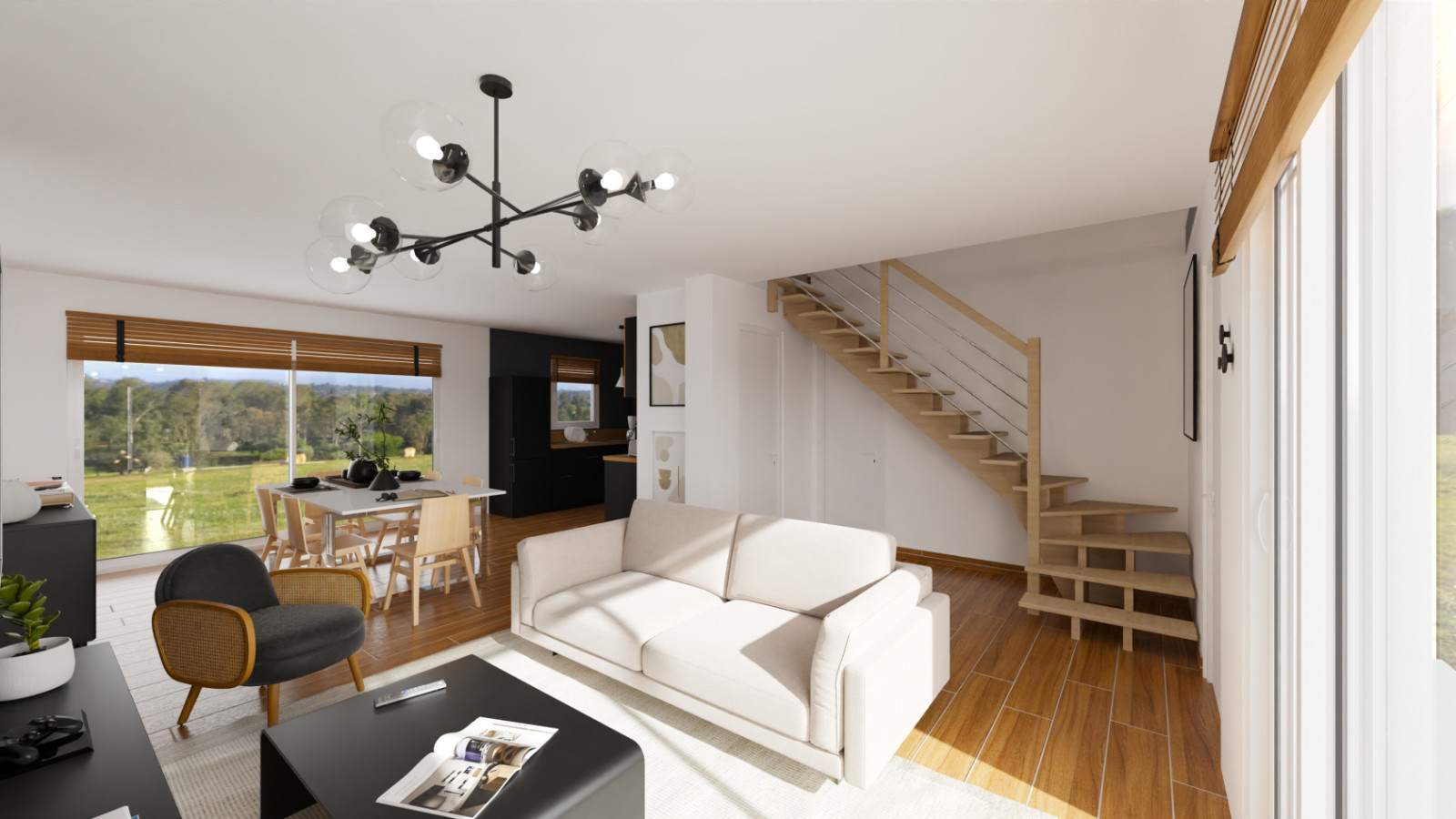 Maison neuve à Larchant avec 4 chambres sur terrain de 1026m2 / image 4