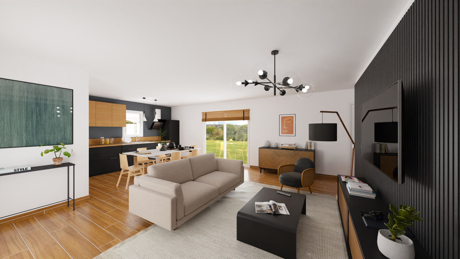 Maison neuve à Vouillé avec 3 chambres sur terrain de 608m2 / image 4