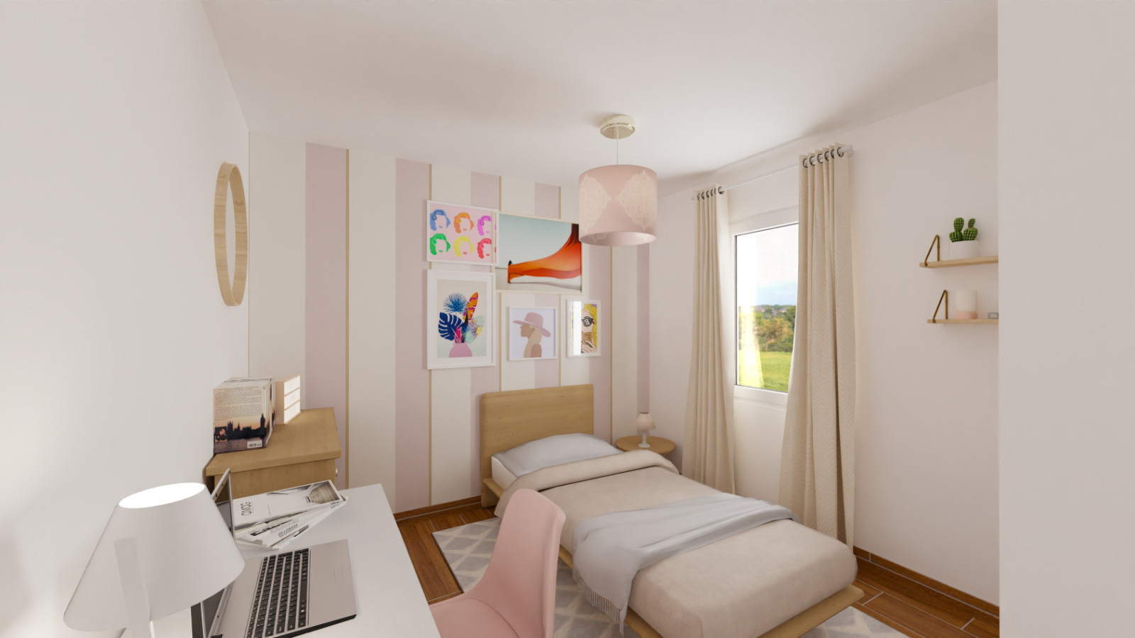 Maison neuve à Le Landreau avec 3 chambres sur terrain de 495m2 / image 7