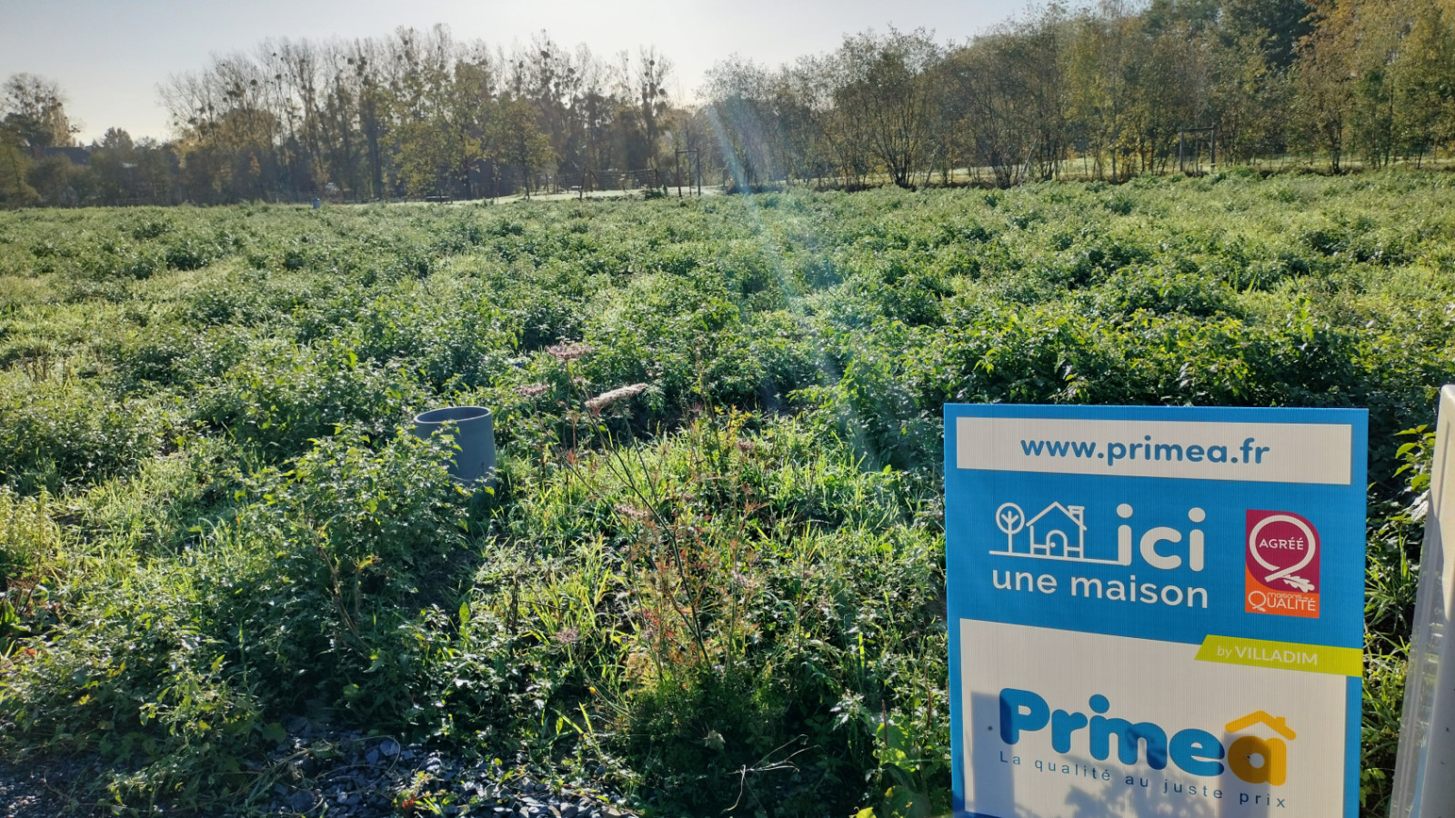 Terrain constructible de 325m2 à Hédé-Bazouges