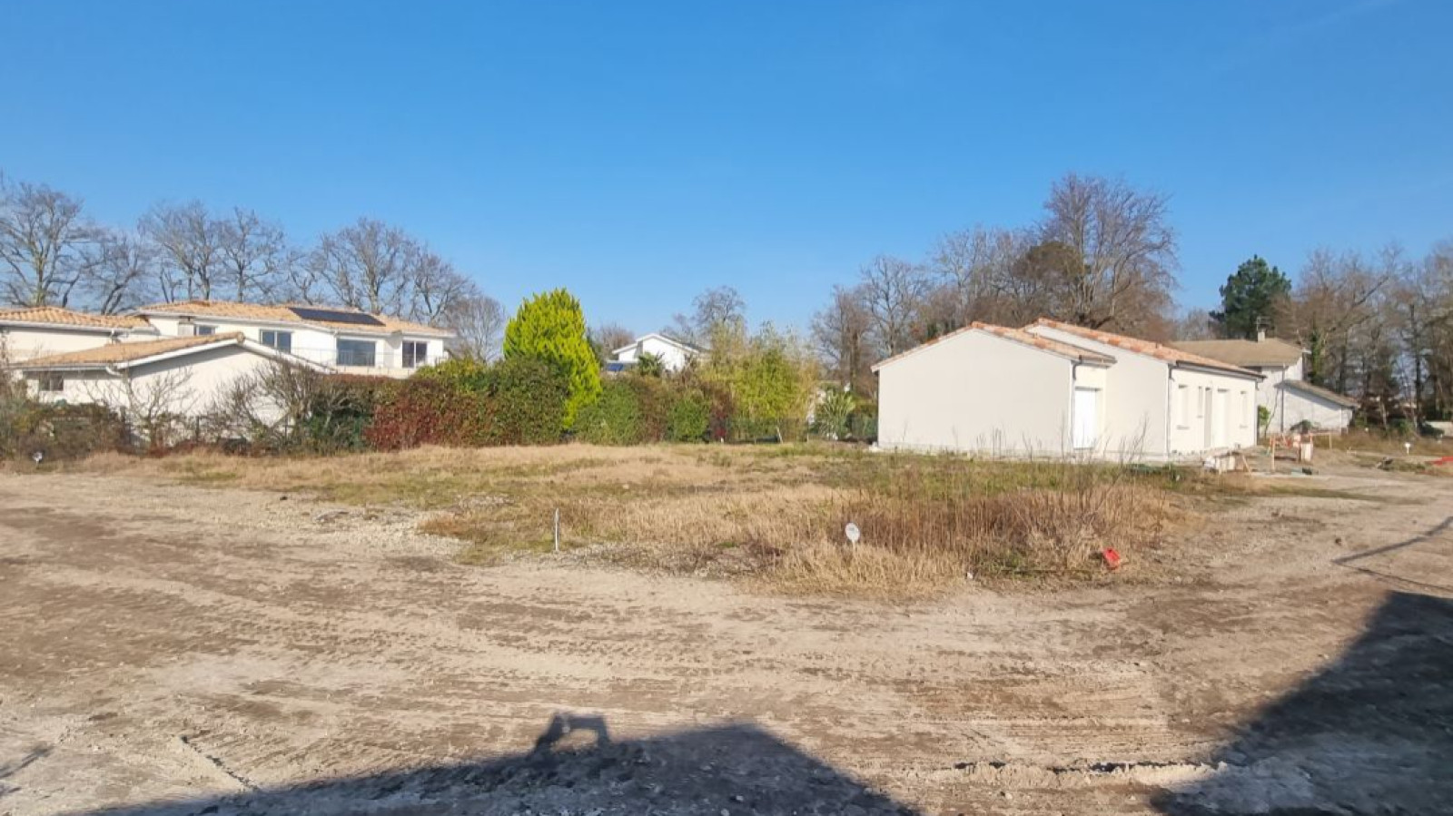 Terrain constructible de 535m2 à Prignac-et-Marcamps