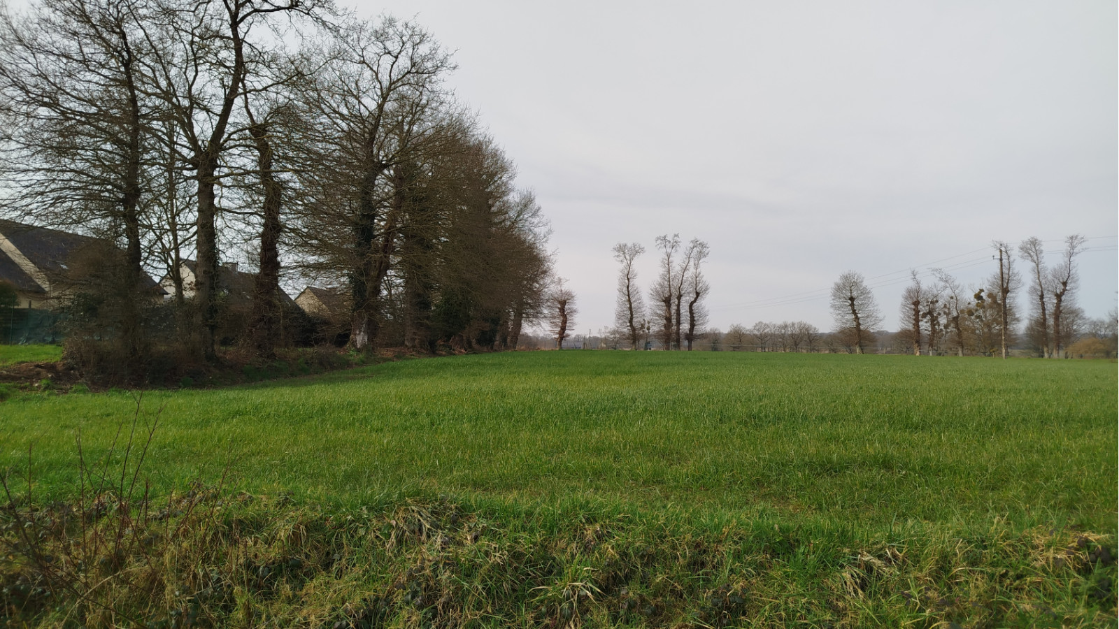 Terrain constructible de 365m2 à Plélan-le-Grand