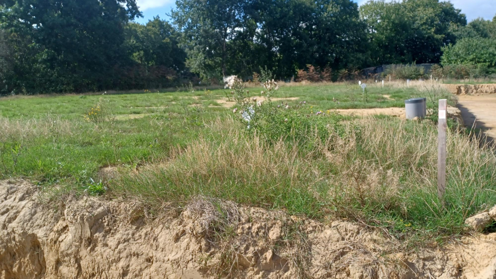 Terrain constructible de 365m2 à Guignen