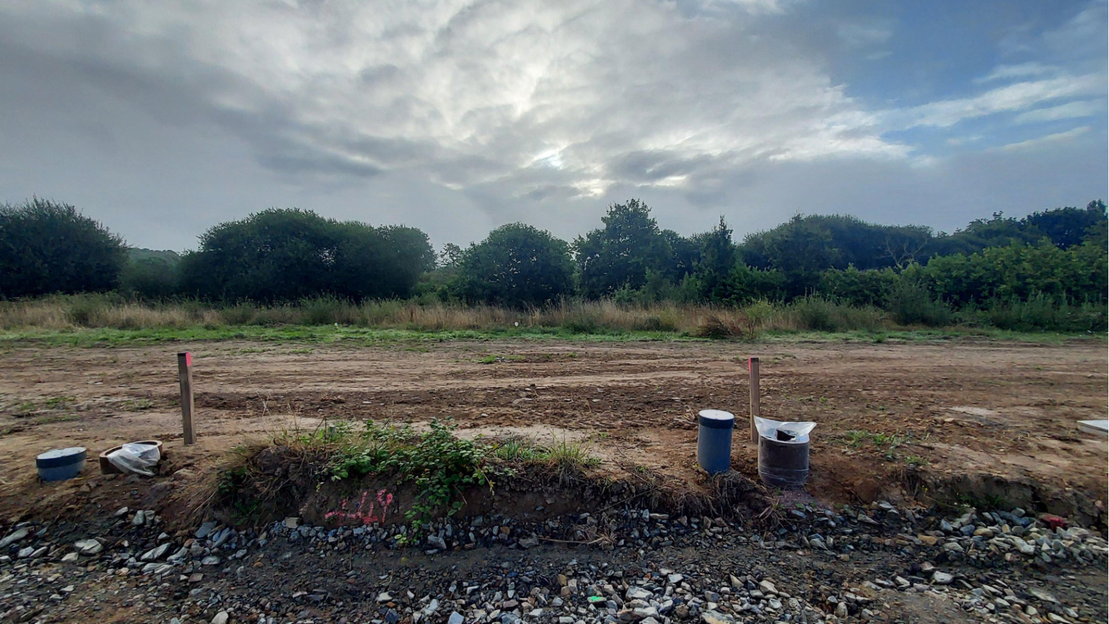 Terrain constructible de 290m2 à Domagné