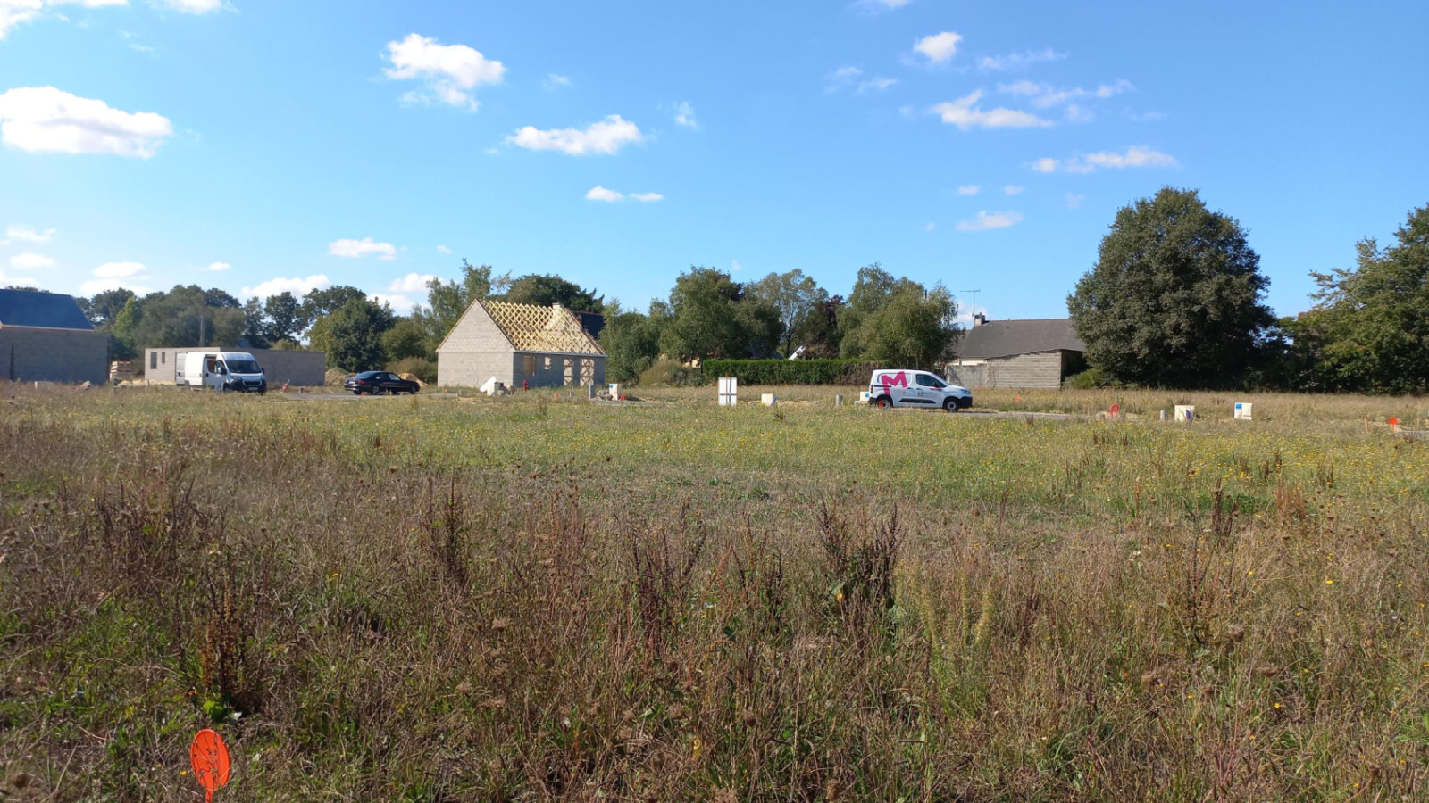Terrain constructible de 269m2 à Bréal-sous-Montfort