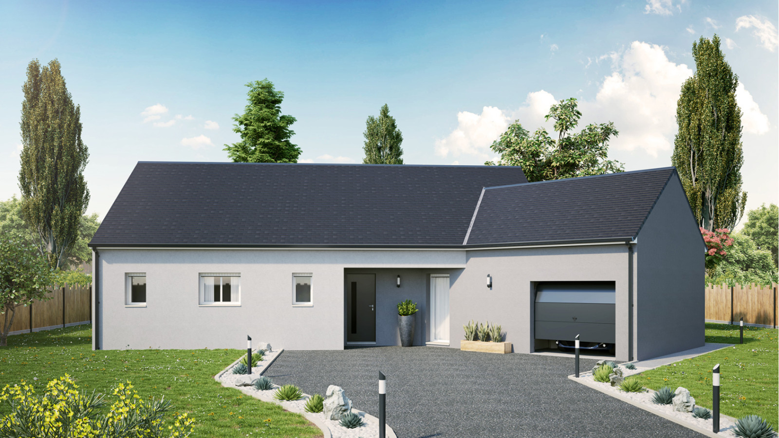 Maison neuve à Chailles avec 3 chambres sur terrain de 1000m2 / image 2