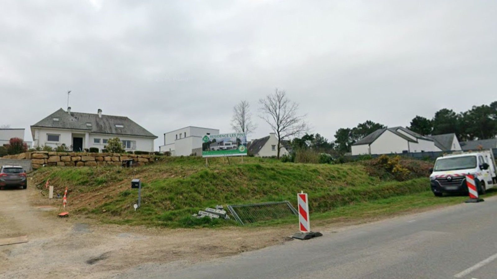 Terrain constructible de 417m2 à Elven