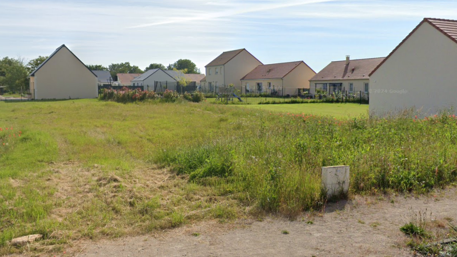 Terrain constructible de 655m2 à Patay