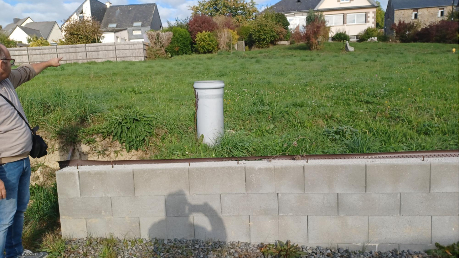 Terrain constructible de 459m2 à Guignen