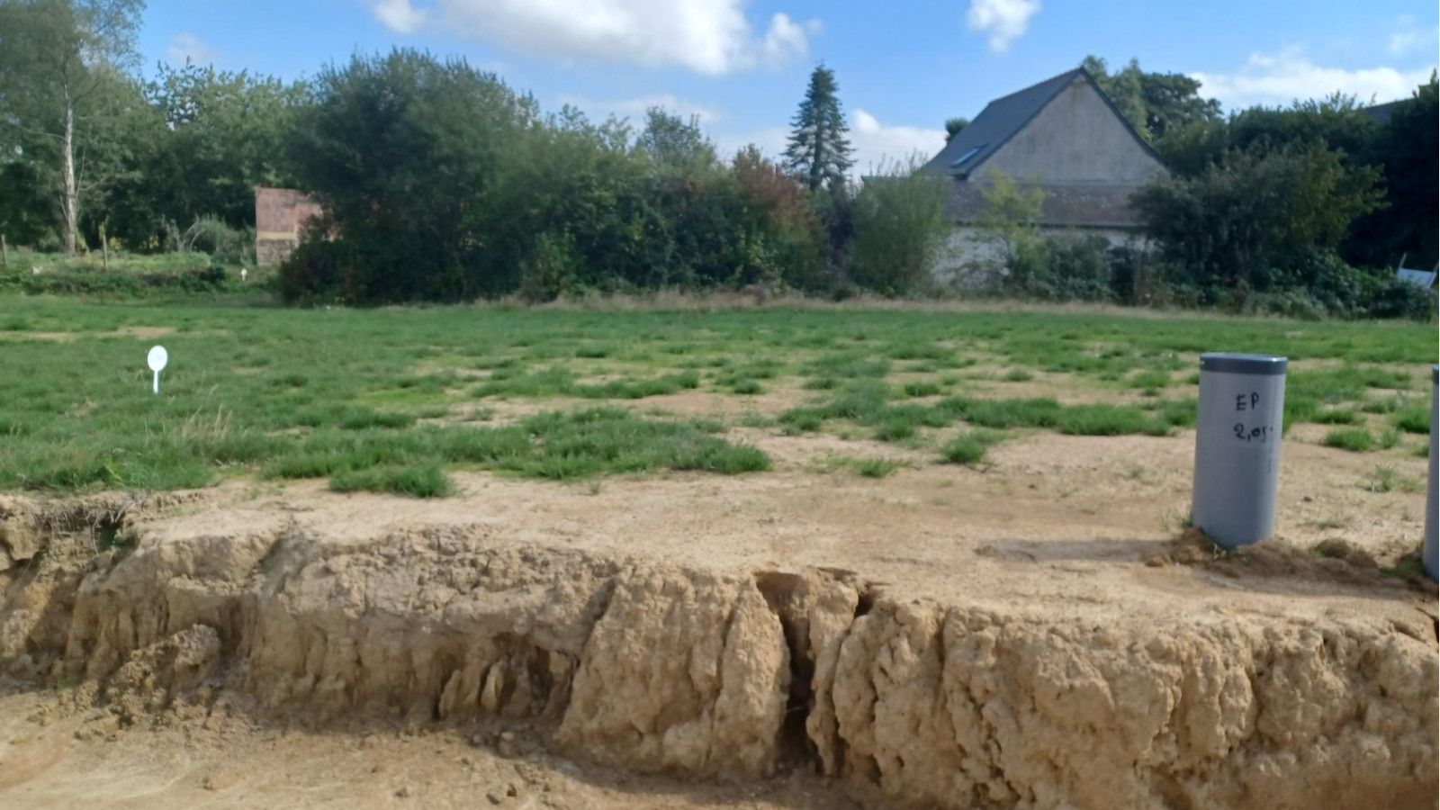 Terrain constructible de 395m2 à Plélan-le-Grand