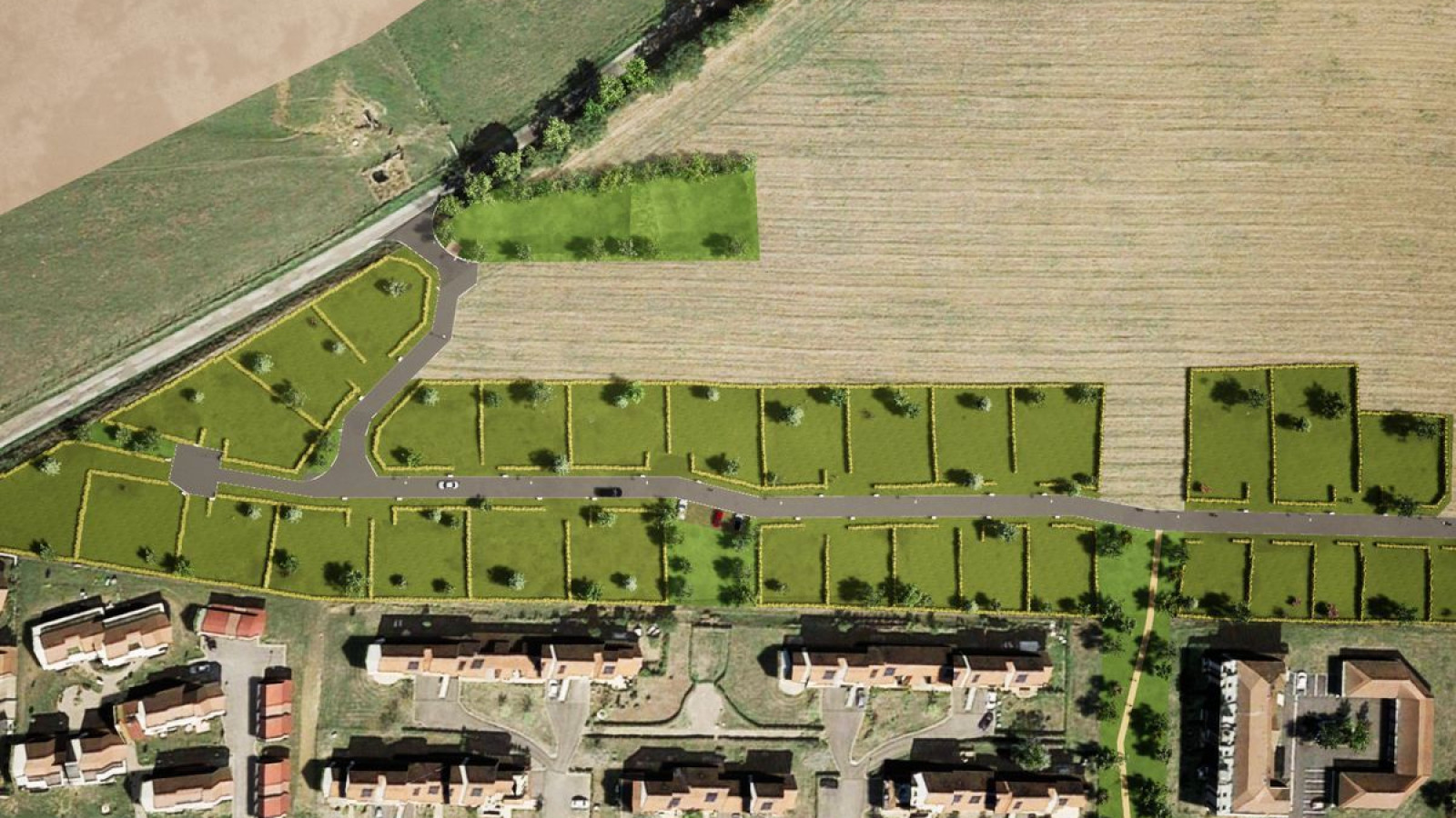 Terrain constructible de 813m2 à Semur-en-Auxois