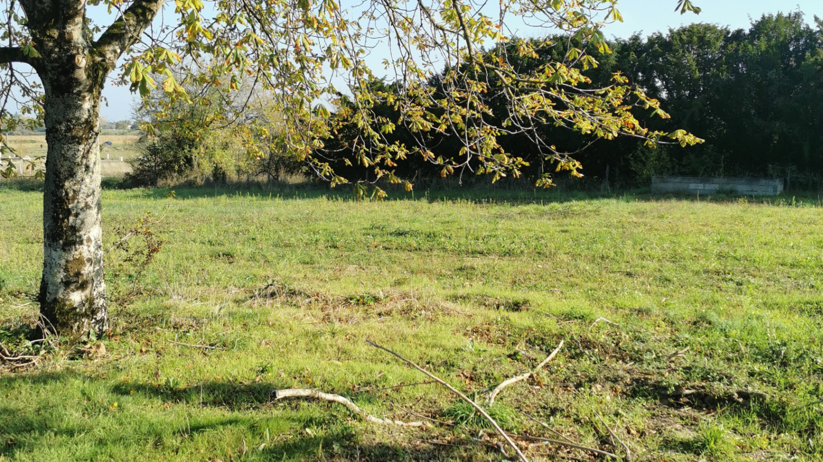 Terrain constructible de 398m2 à Luynes