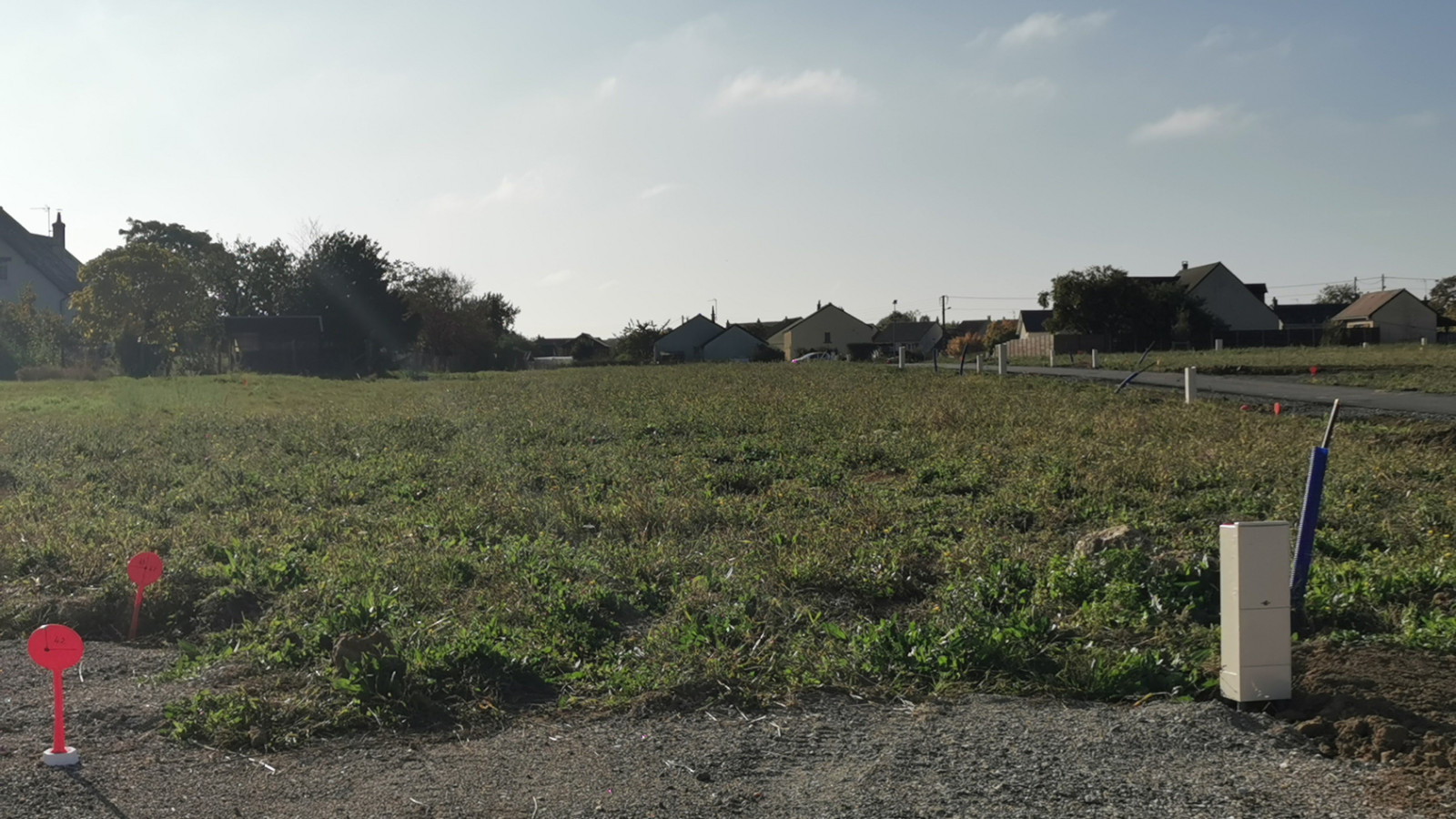 Terrain constructible de 379m2 à Luynes
