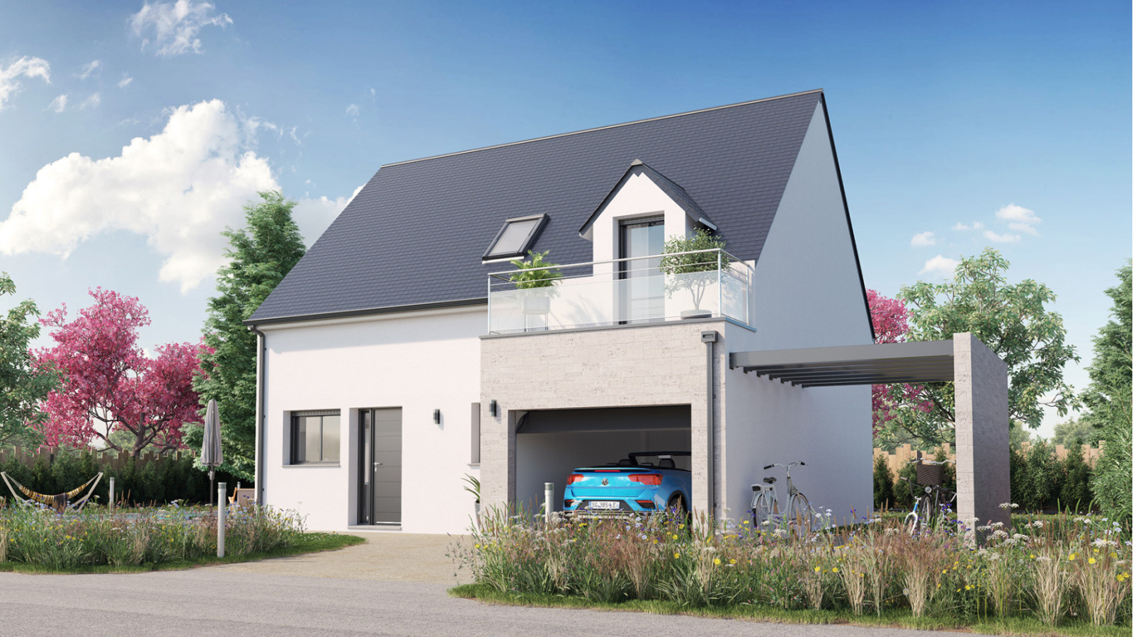 Maison neuve à Baule avec 2 chambres sur terrain de 559m2 / image 2