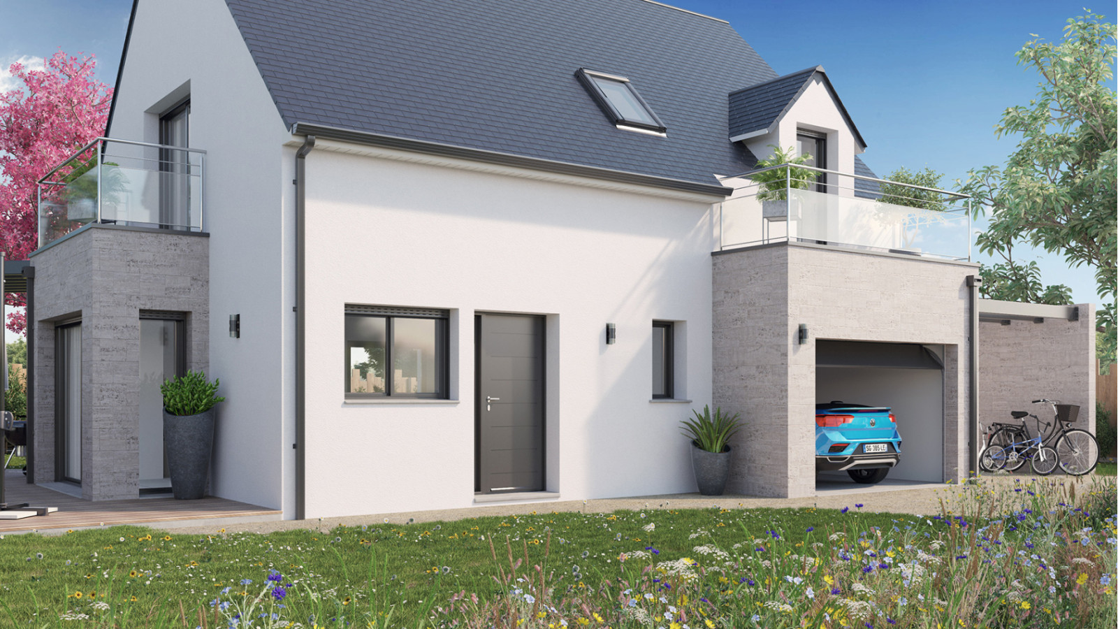 Maison neuve à Baule avec 2 chambres sur terrain de 559m2 / image 3