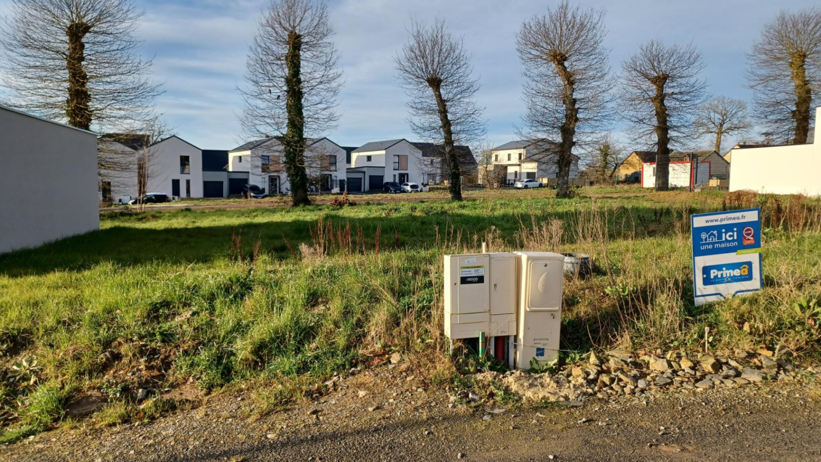 Terrain constructible de 319m2 à Erbrée