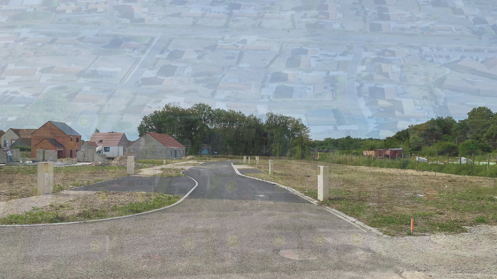 Terrain constructible de 620m2 à Mézières-lez-Cléry