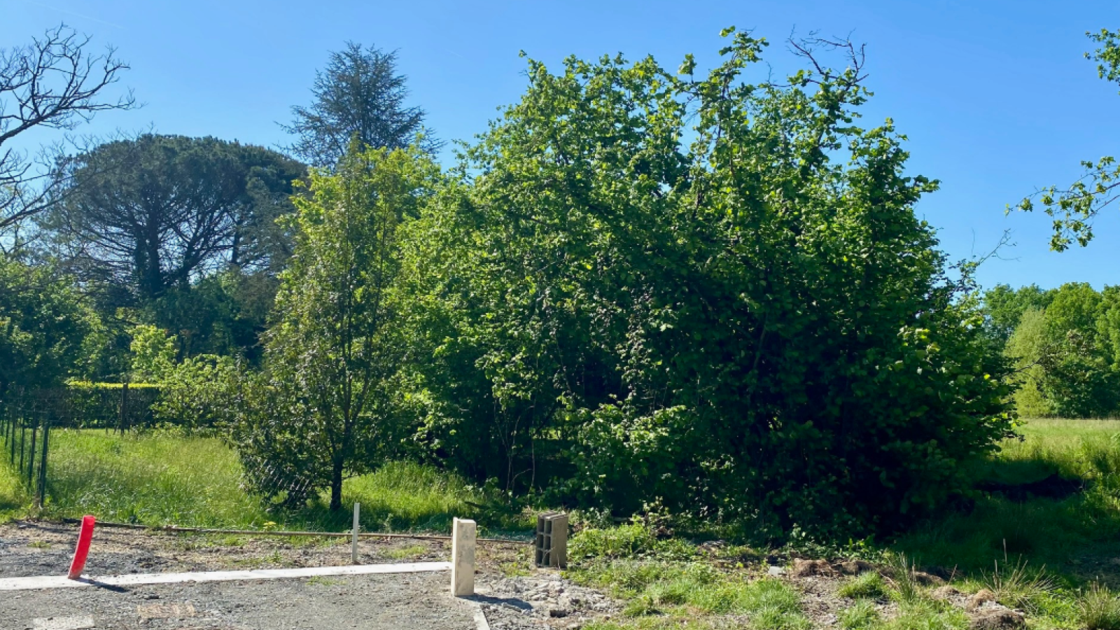 Terrain constructible de 540m2 à Brach