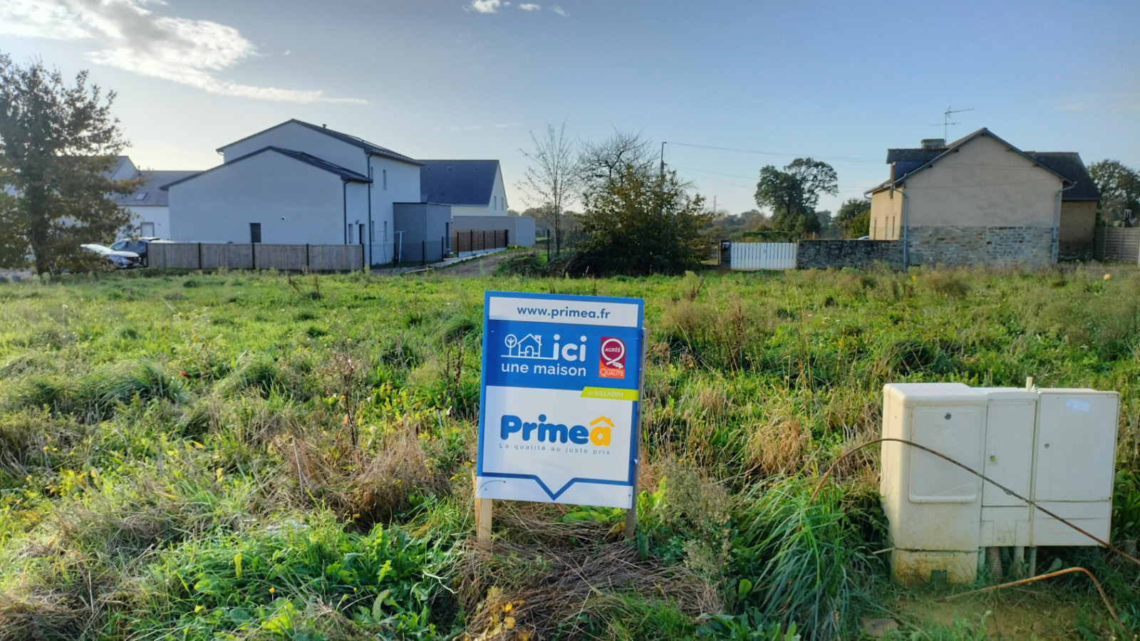 Terrain constructible de 215m2 à La Bouëxière