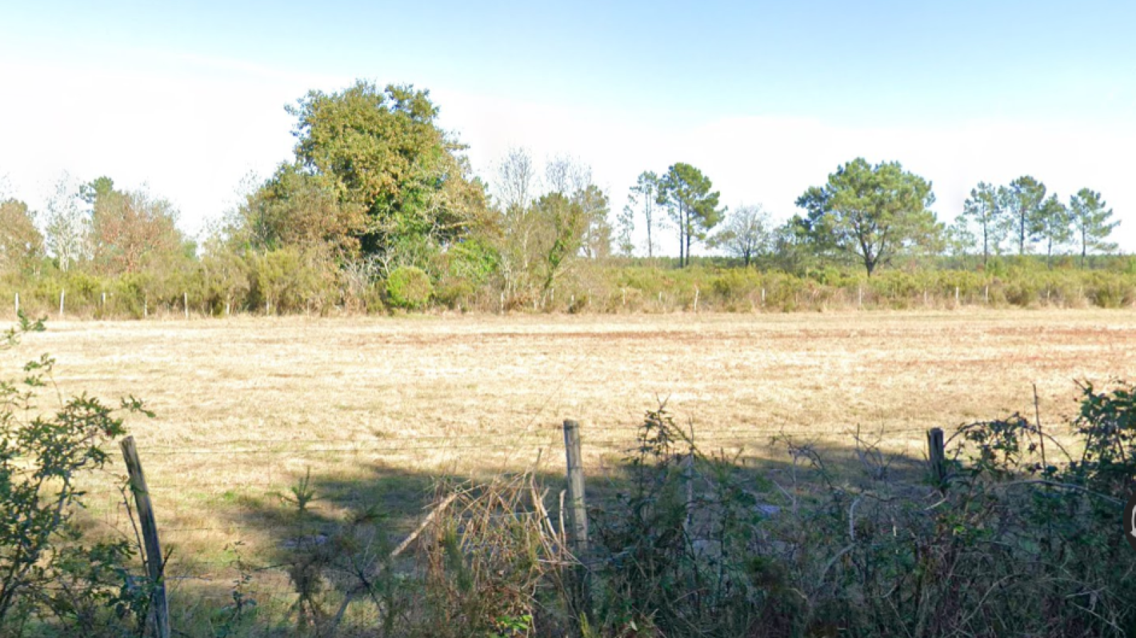 Terrain constructible de 763m2 à Lanton