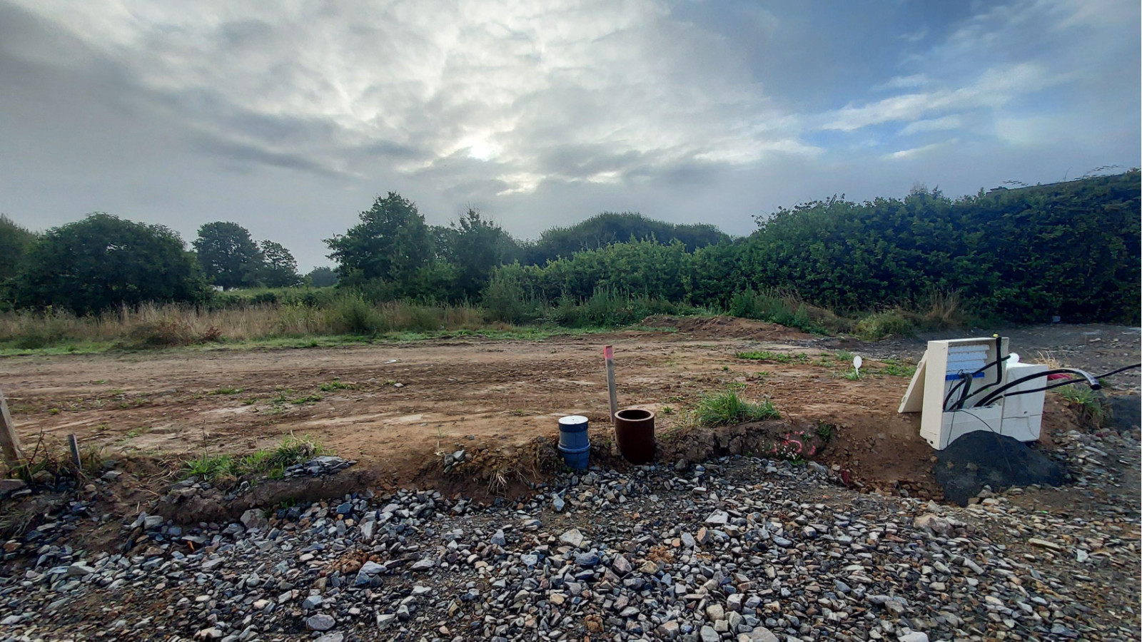 Terrain constructible de 318m2 à Romagné