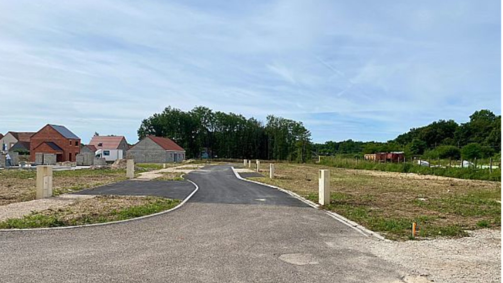 Terrain constructible de 650m2 à Rebréchien