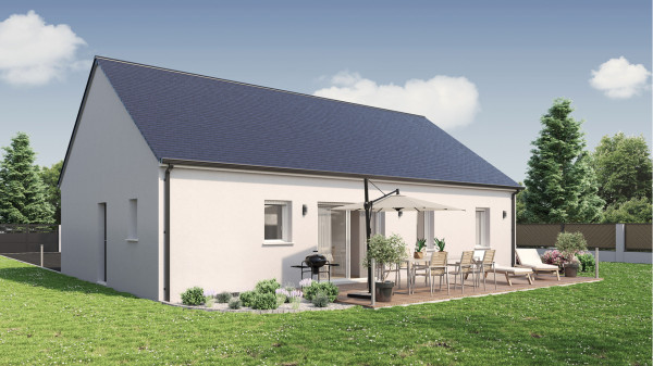 Maison neuve à Chaumont-sur-Loire avec 4 chambres sur terrain de 1000m2 - image 1