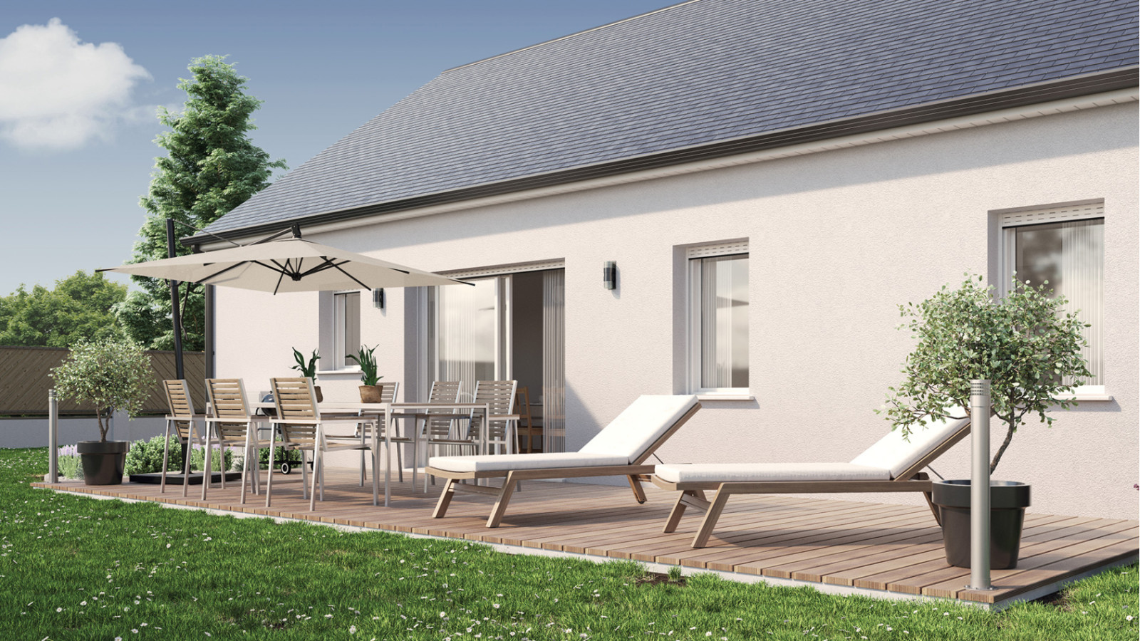 Maison neuve à Chaumont-sur-Loire avec 4 chambres sur terrain de 1000m2 / image 5