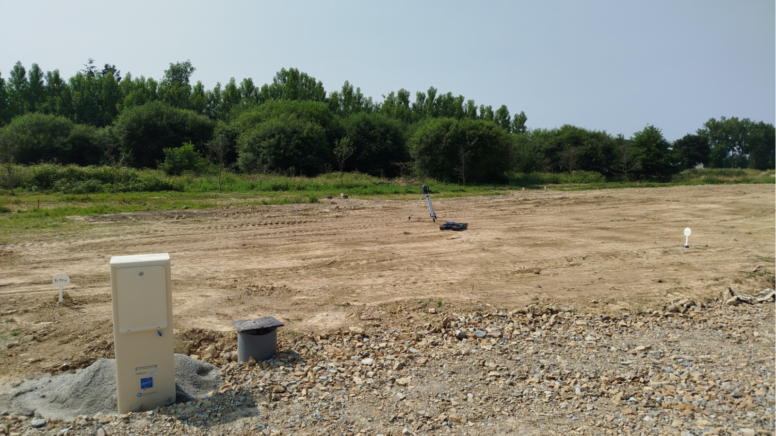 Terrain constructible de 261m2 à Chanteloup