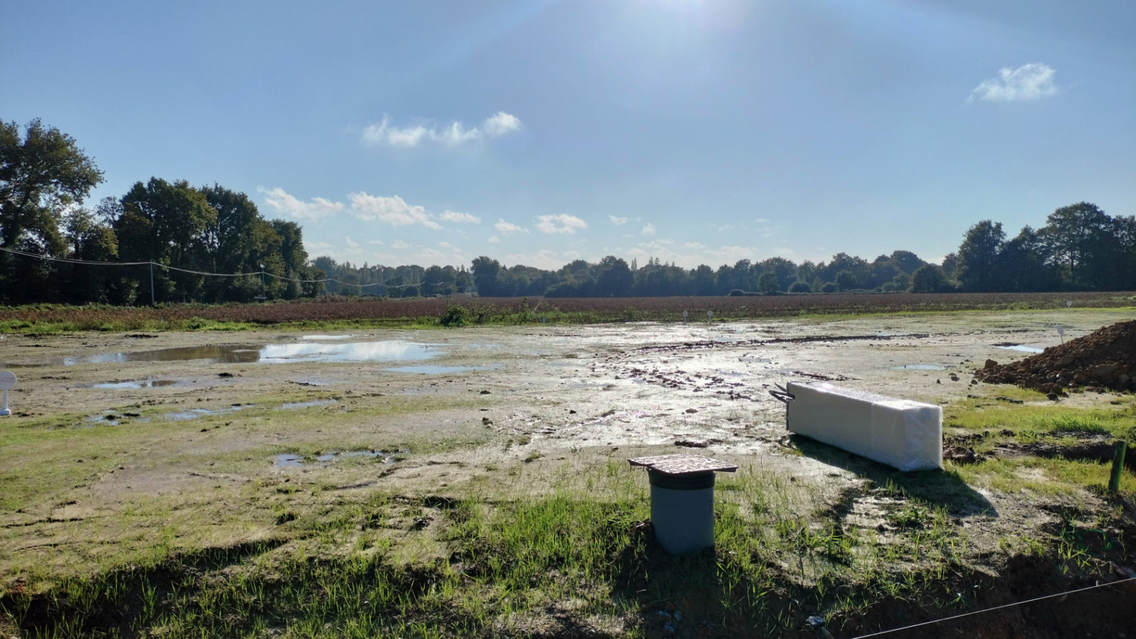Terrain constructible de 253m2 à Saint-Aubin-d'Aubigné
