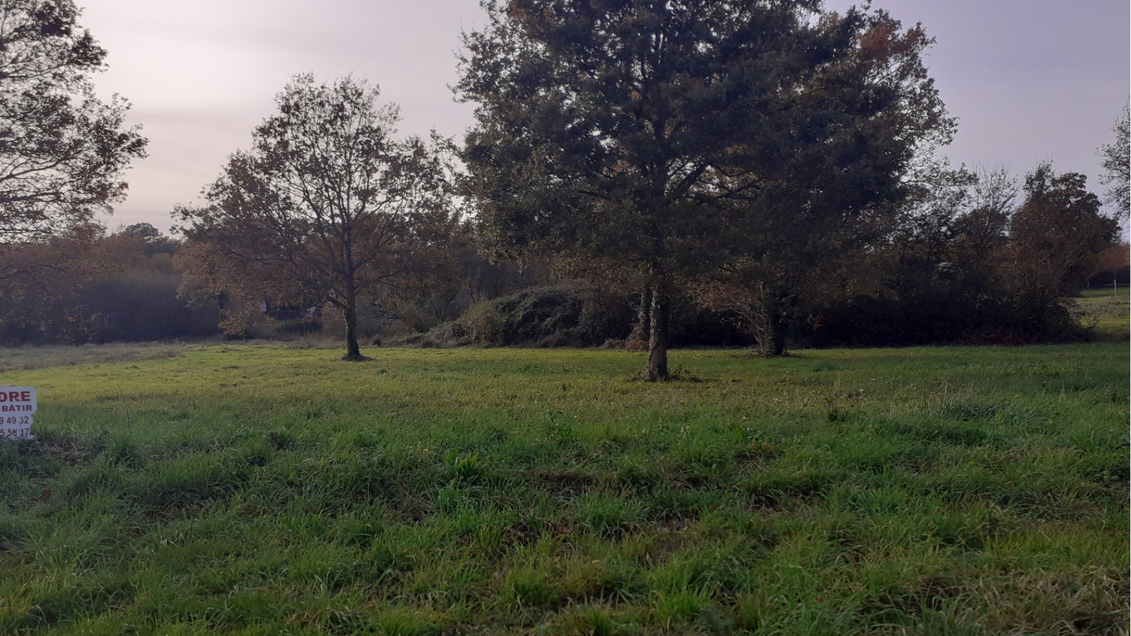 Terrain constructible de 1300m2 à Pontchâteau