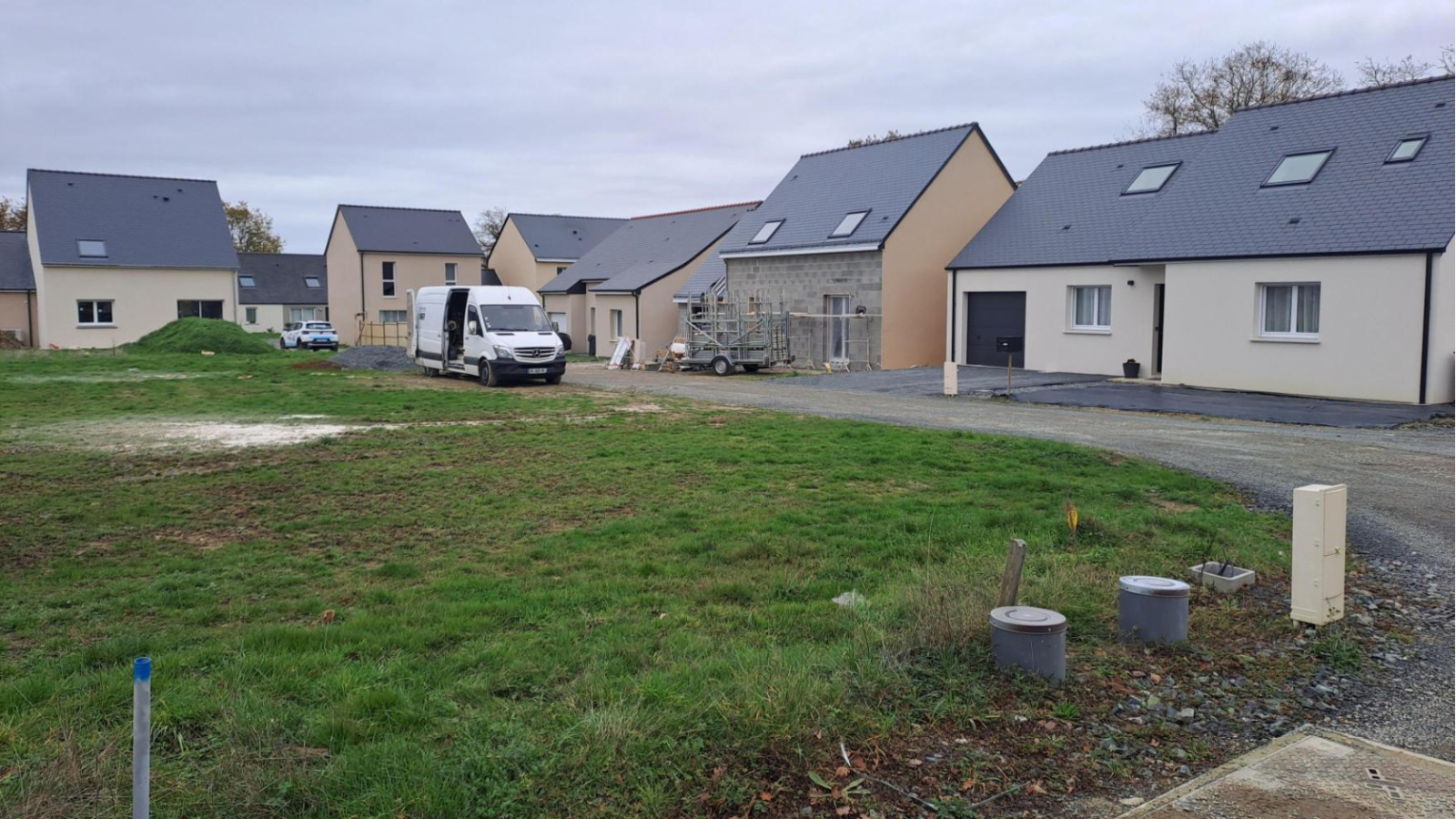 Terrain constructible de 495m2 à Saint-Augustin-des-Bois