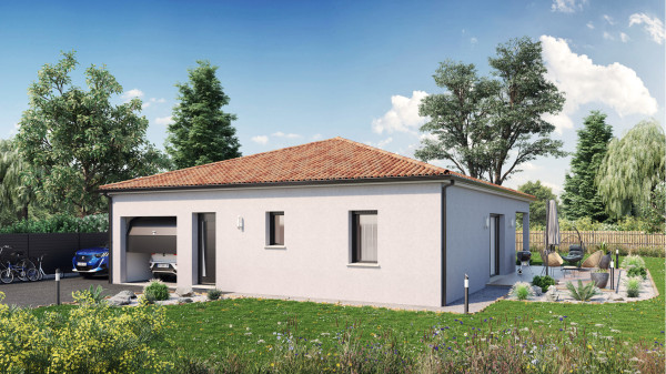 Maison neuve à Saint-Paul-lès-Dax avec 2 chambres sur terrain de 500m2 - image 2