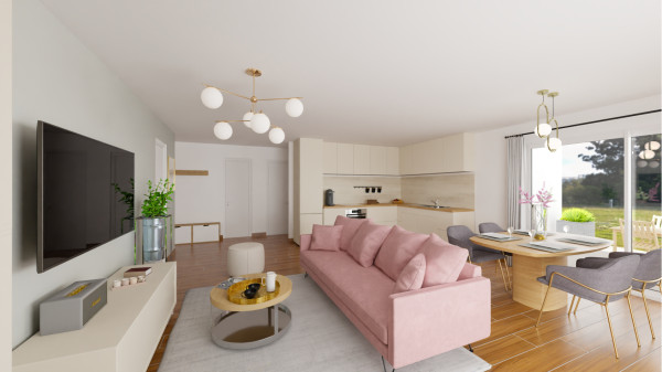 Maison neuve à Saint-Paul-lès-Dax avec 2 chambres sur terrain de 500m2 - image 3