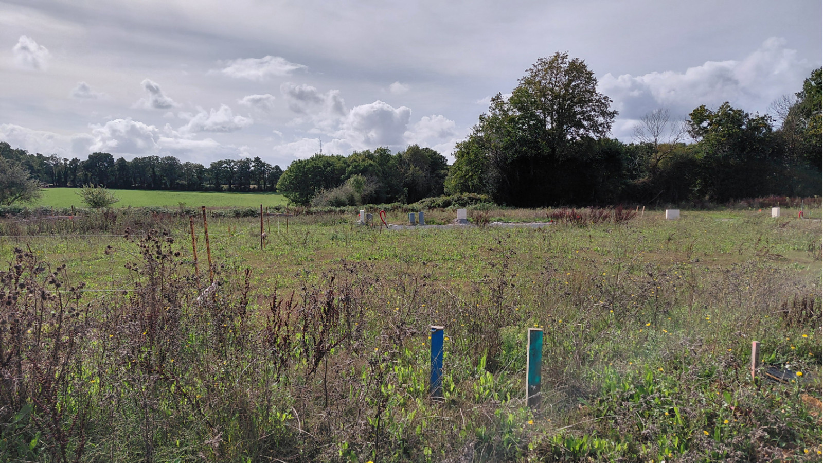 Terrain constructible de 385m2 à Sainte-Foy