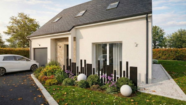 Maison neuve à Saran avec 3 chambres sur terrain de 602m2 - image 3