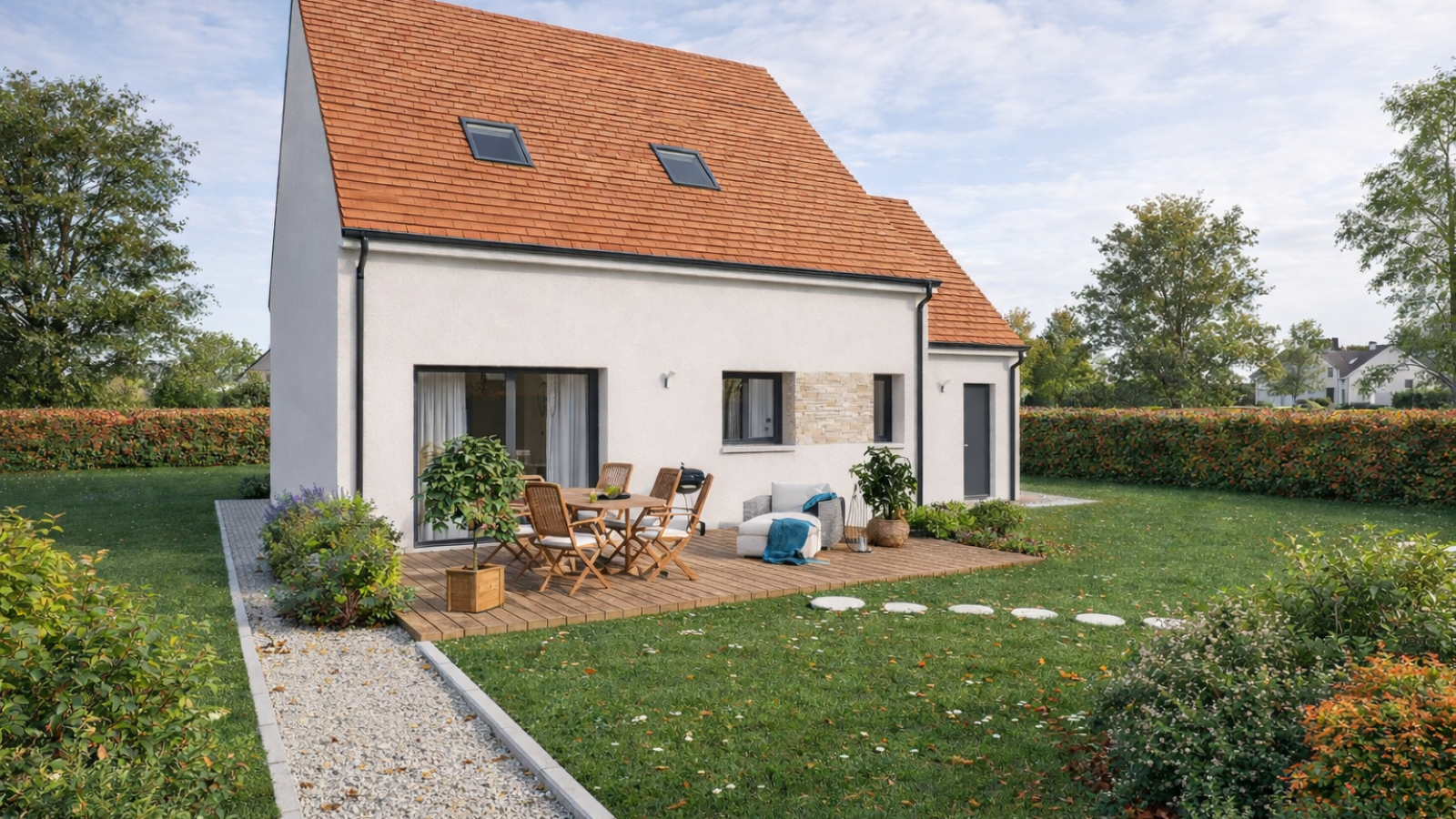 Maison neuve à Vienne-en-Val avec 4 chambres sur terrain de 520m2 / image 3