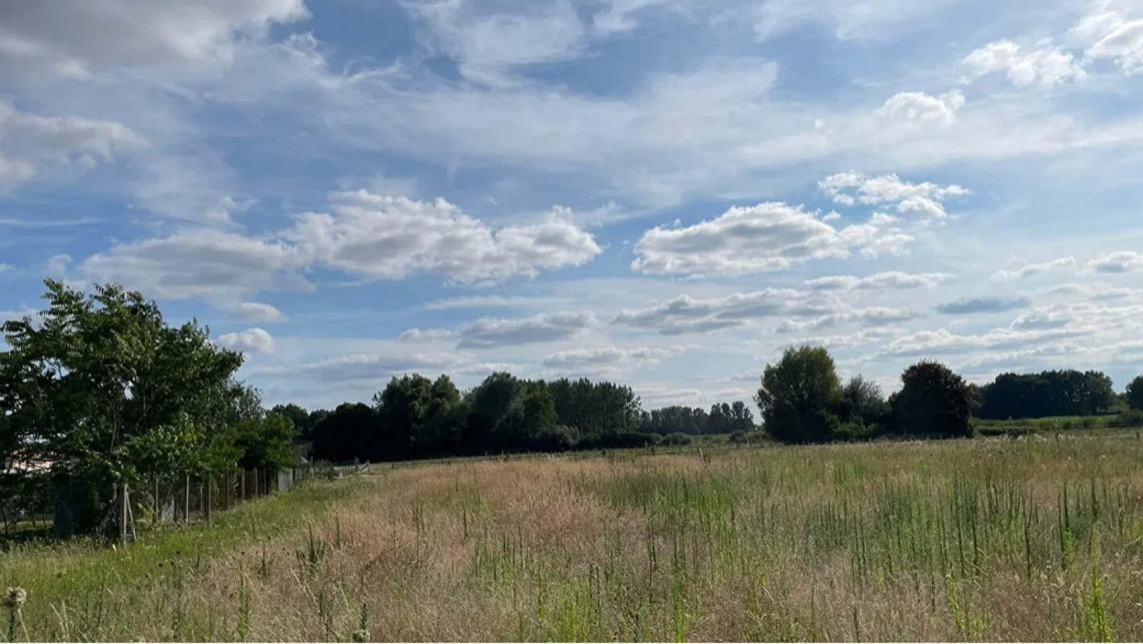 Terrain constructible de 1246m2 à Ouzilly