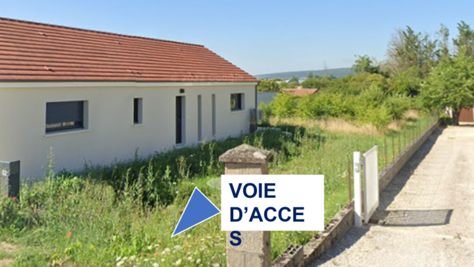 Terrain constructible de 585m2 à Perrigny-lès-Dijon