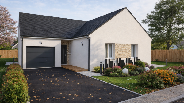 Maison neuve à Saran avec 3 chambres sur terrain de 602m2 - image 1