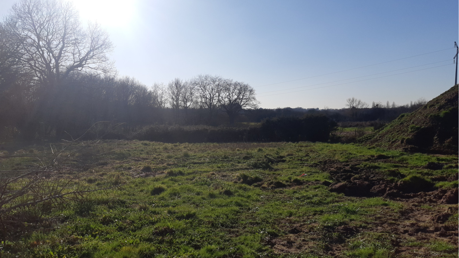 Terrain constructible de 1400m2 à Pontchâteau