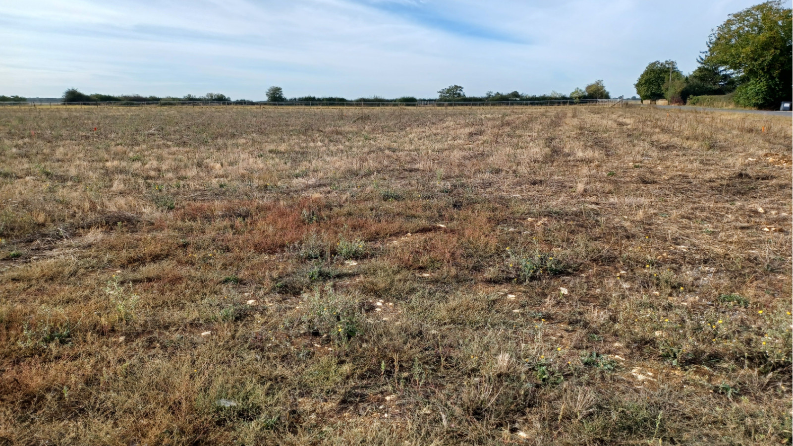 Terrain constructible de 609m2 à Saint-Martin-la-Pallu