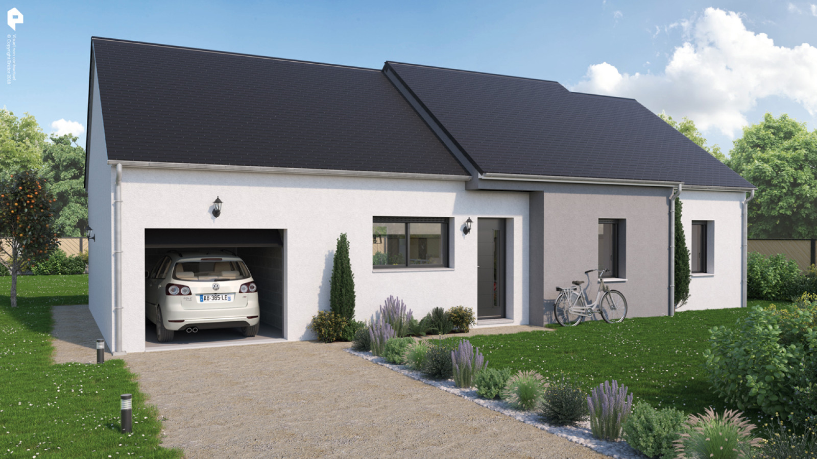 Maison neuve à Cormery avec 3 chambres sur terrain de 500m2 / image 2