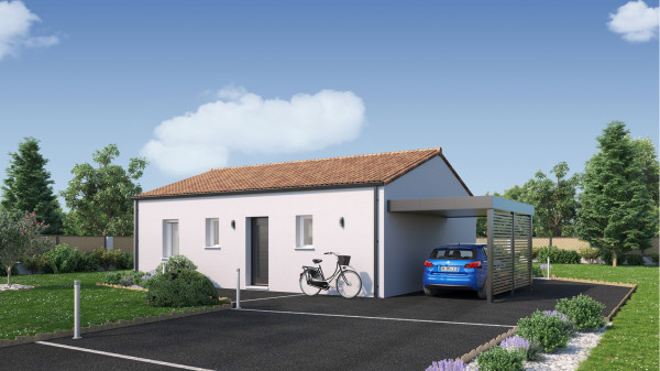 Maison neuve à Aizenay avec 2 chambres sur terrain de 441m2 - image 1