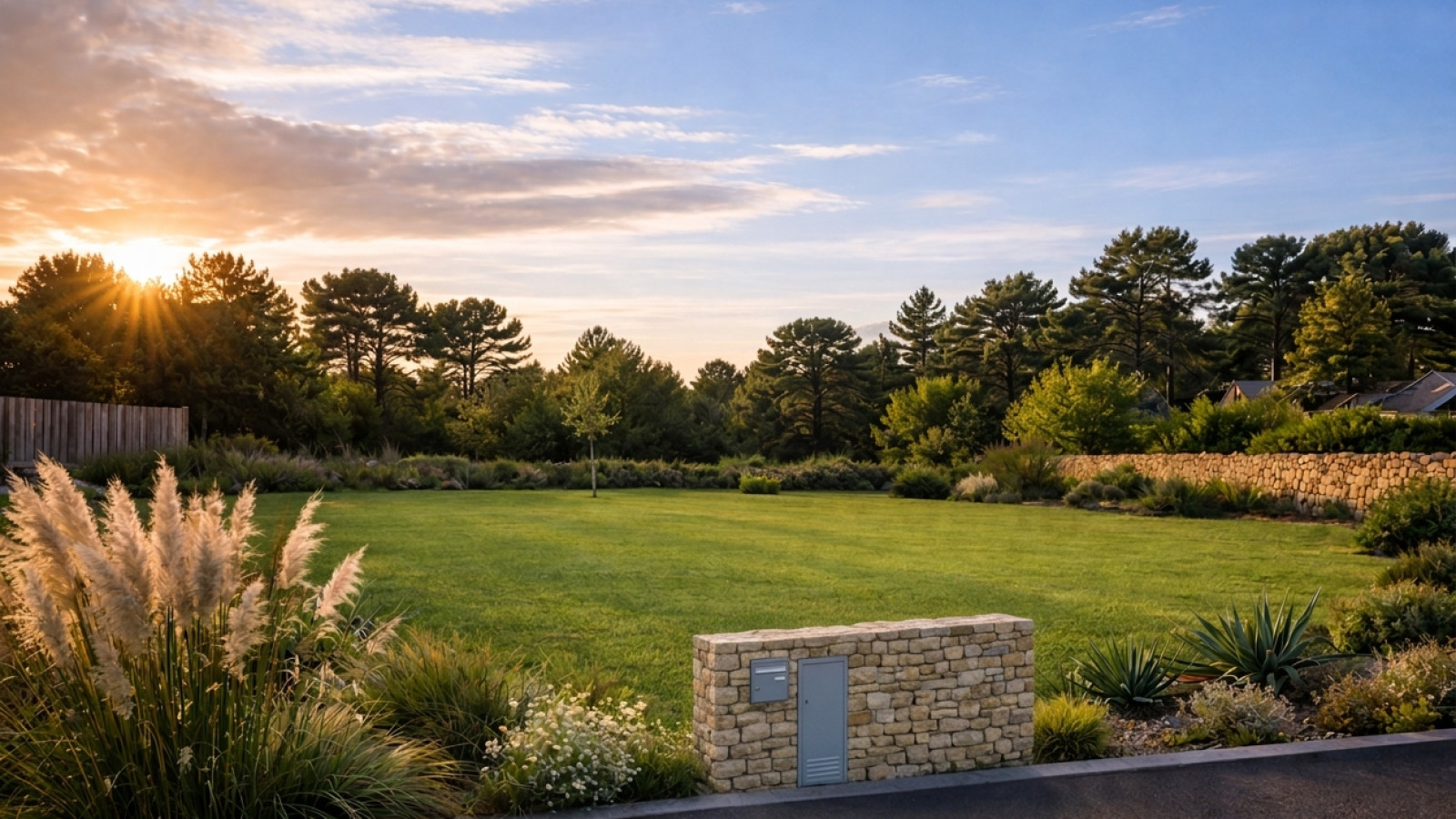 Terrain constructible de 399m2 à Camors