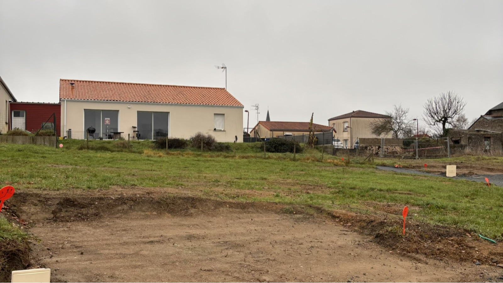 Terrain constructible de 349m2 à Mauges-sur-Loire